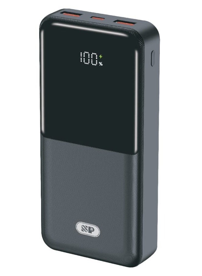 SP ISNUP High-Capacity 10000mAh Power Bank with LED Display, 22.5W Fast Charging, and Multi-Port Output – Model SP ISNUP 010056 - Image 1