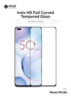 Full Screen Edge to Edge Screen Protector  For Honor 50 Lite - Black/Clear