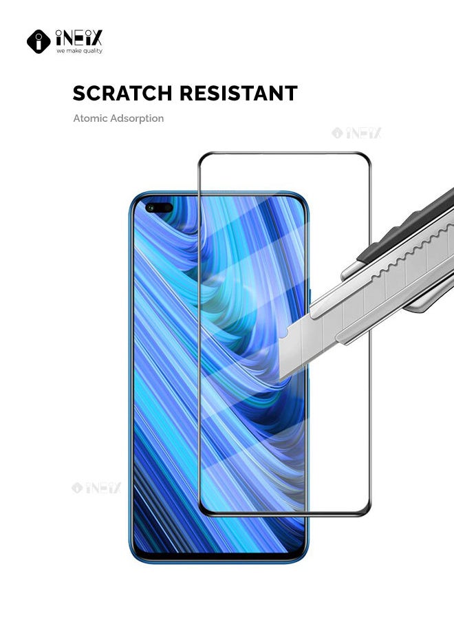 INEIX - Full Screen Edge to Edge Screen Protector  For Honor 50 Lite - Black/Clear - Image 1