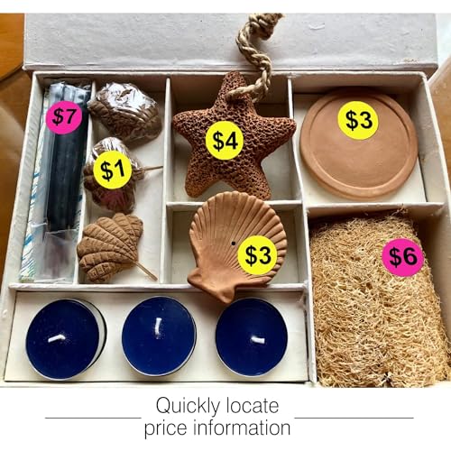 Well Tile 600 Pcs Yard Garage Sale Price Stickers 1 Inch Flea Market Pre-Printed Pricing Stickers - Dollar Price Tags Prepriced Pricing Labels for Secondhand Sale Flea Markets, County Fairs & Retail - Image 3