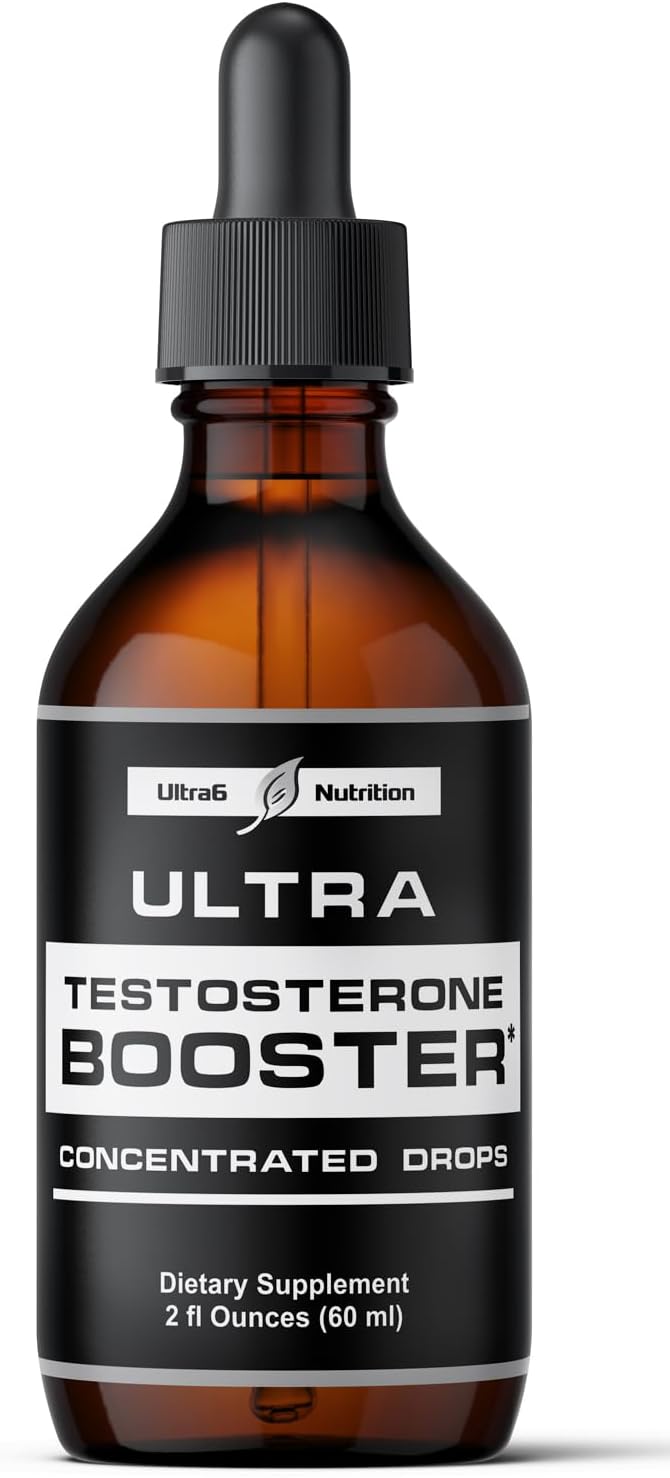 Ultra6 Nutrition معزز التستوستيرون للرجال مكملات صحة الرجال والنساء مكمل مع تونغكات علي وتريبلوس تيرستريس لتعزيز الذكور يدعم استعادة العضلات وزيادة الطاقة - Image 1