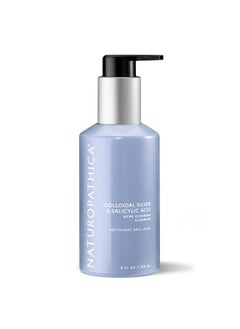 Naturopathica Naturopathica Colloidal Silver and Salicylic Acid Acne Clearing Cleanser, Reduce Blemishes and Acne Scars, Clarifying Face Wash for Men and Women, 5 fl oz  - Image 1