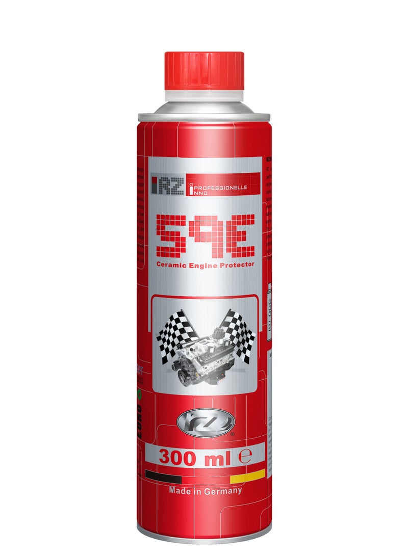 RZoil RZ59E Ceramic Engine Protector – High-Performance Engine Oil Additive (300ml)