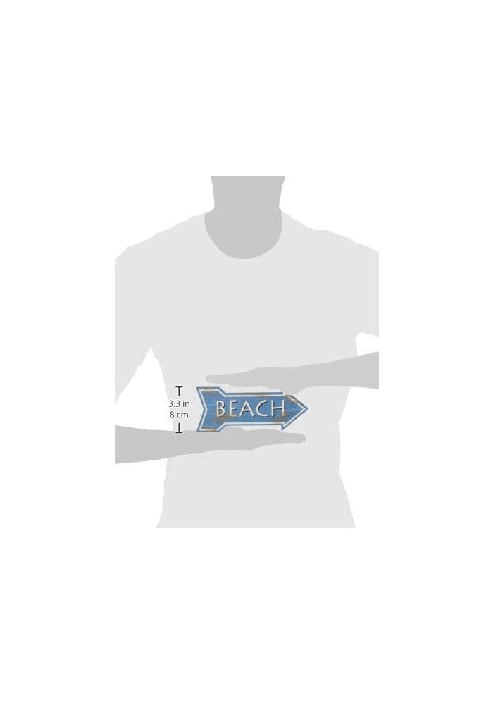 Beistle Beach Sign Cutouts - 4 Decorative Signs for Luau Parties - Image 3