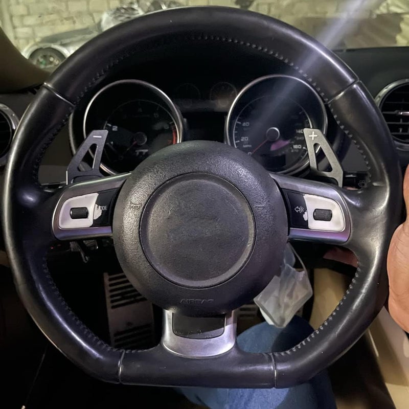 cheekyglo 2 Pcs Steering Wheel Shifter Pddles, Steering Wheel Shifter Extension Steering Wheel Shift Lever Extension Fit ForudiTTTTSMK28J5S5Coupe4838PS3Q58R8 lck- - Image 3