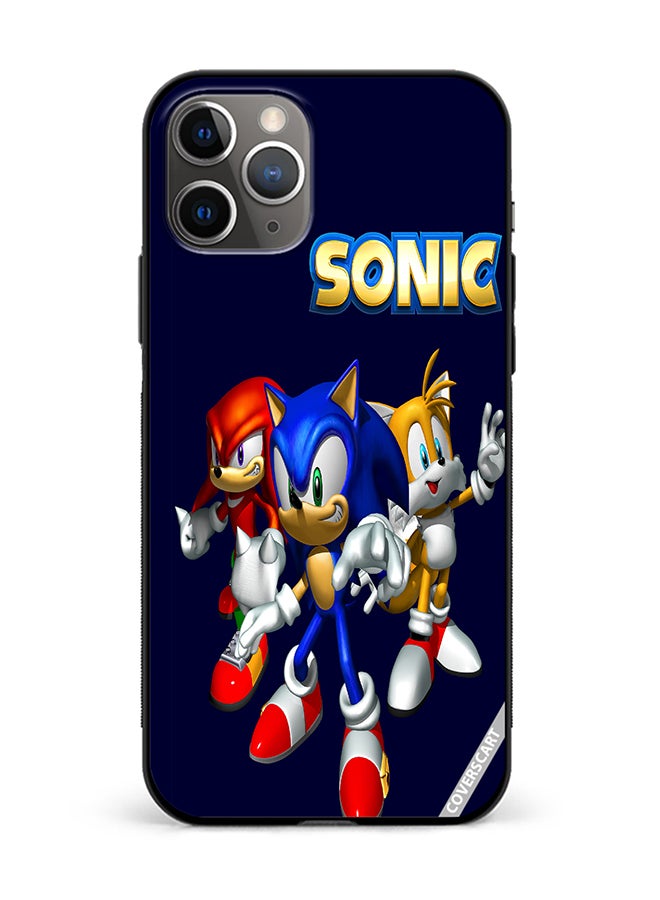 COVERSCART Protective Case Cover For Apple iPhone 11 Pro Max Sonic Design Multicolour