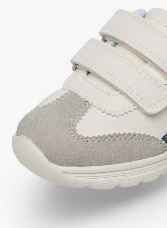 Barefeet Boys Panelled Hook and Loop Sneakers - Image 4