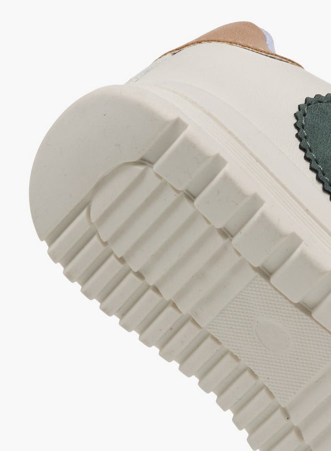 Barefeet Boys Panelled Hook and Loop Sneakers - Image 5