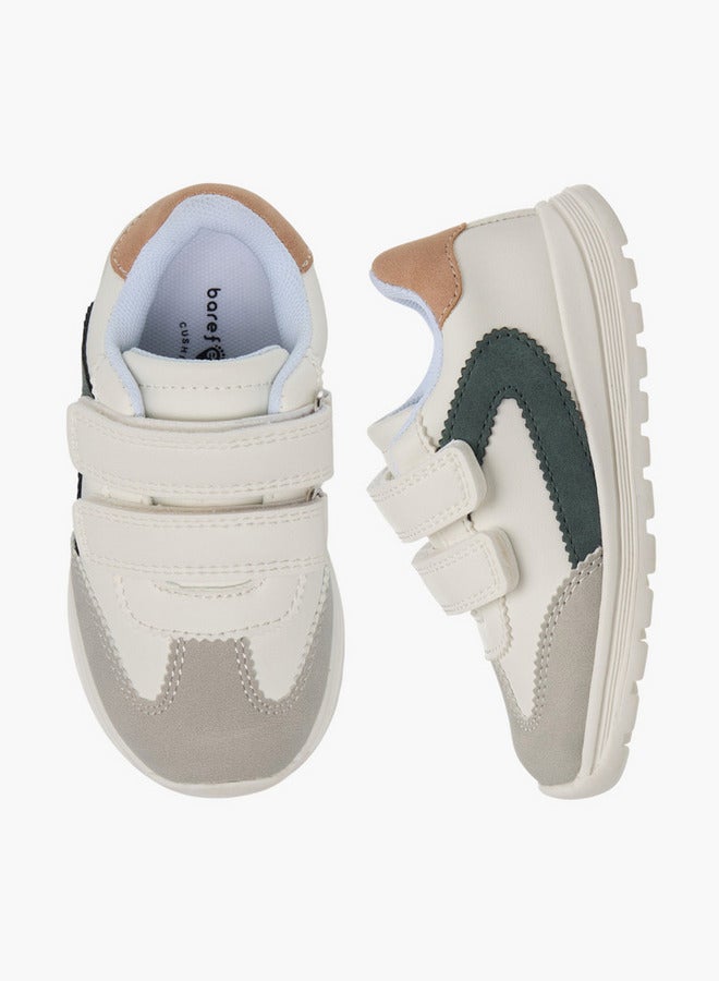 Barefeet Boys Panelled Hook and Loop Sneakers - Image 2