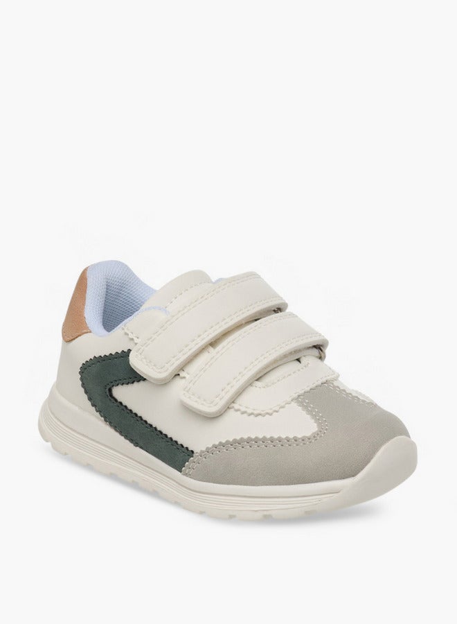 Barefeet Boys Panelled Hook and Loop Sneakers - Image 1