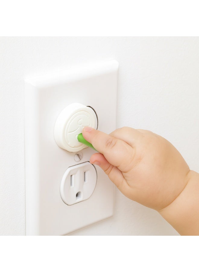 Child Safety Electrical Outlet Covers (6 Pcs) - Essential Baby Proofing Plugs for Home Safety - Image 1
