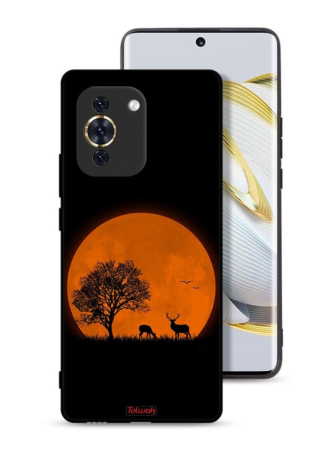 Tolwak Huawei nova 10 Protective Case Cover Evening Moon Art - Image 1
