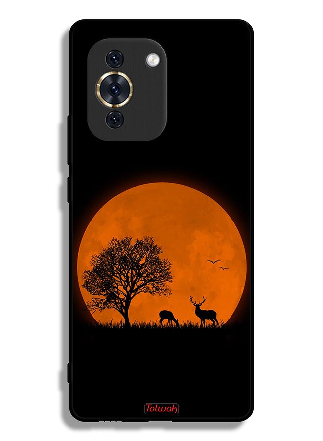 Tolwak Huawei nova 10 Protective Case Cover Evening Moon Art - Image 2