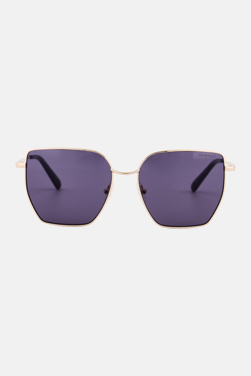 GANT Women GA00011 Square Sunglasses, Gold - Image 1