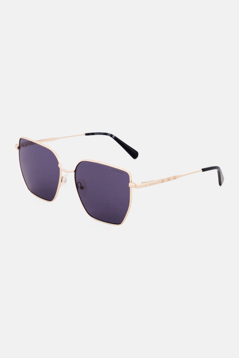 GANT Women GA00011 Square Sunglasses, Gold - Image 3