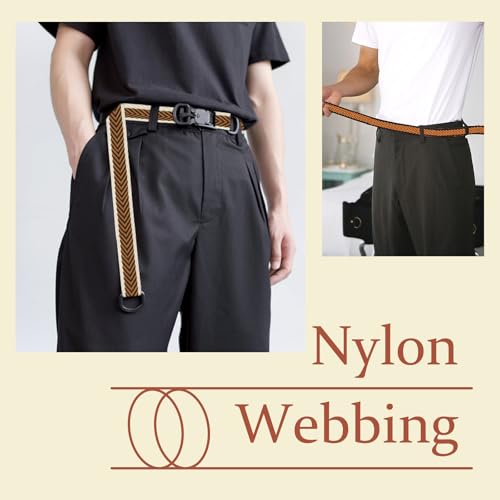 Grosun 6 Rolls 1.5 inch Rustic Nylon Webbing Belt Webbing Straps Purse Straps Backpack Straps Nylon Belt for Seatbelt, Bags, Backpacks, Luggage - Image 3