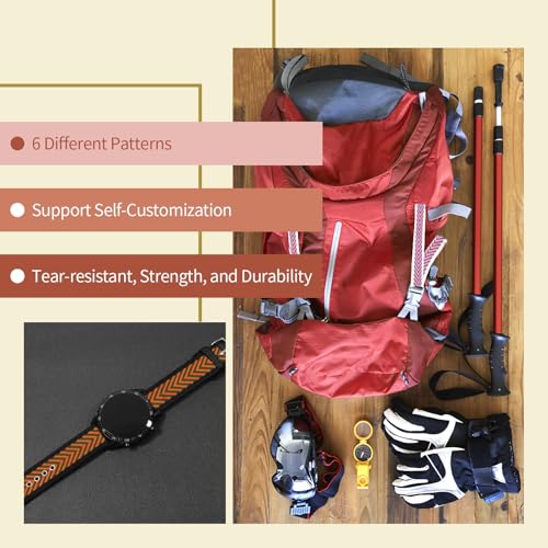 Grosun 6 Rolls 1.5 inch Rustic Nylon Webbing Belt Webbing Straps Purse Straps Backpack Straps Nylon Belt for Seatbelt, Bags, Backpacks, Luggage - Image 4