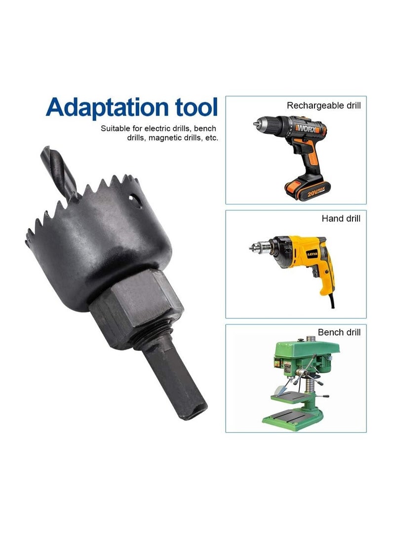 T&Y Hole Saw Set 11 Pieces 3/4" - 2-1/2" Hole Saw Kit with Hex Key and Mandrels for Wood, PVC Board, Plastic Plate Drilling - Image 5