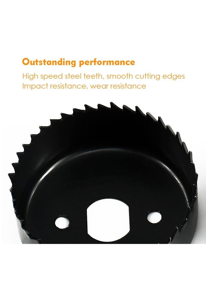 T&Y Hole Saw Set 11 Pieces 3/4" - 2-1/2" Hole Saw Kit with Hex Key and Mandrels for Wood, PVC Board, Plastic Plate Drilling - Image 3