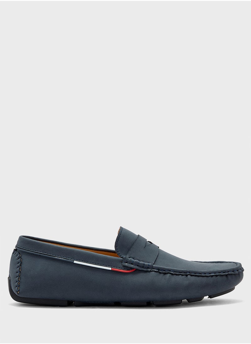 Robert Wood Nubuck Loafers  - Image 1