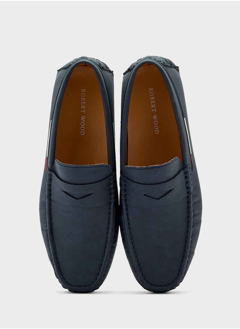 Robert Wood Nubuck Loafers  - Image 4