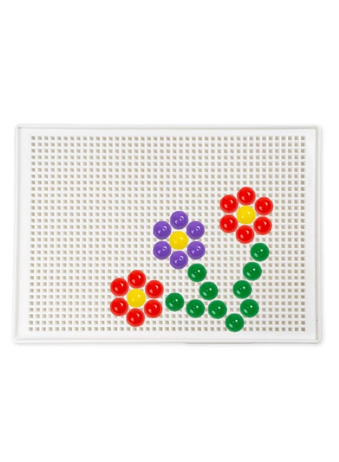 Avis Mosaic Magic Educational & Creative Kit for Kids to Make & Learn Alphabets, Numbers, Objects, Designs with Colorful Mosaic Beads - Image 5
