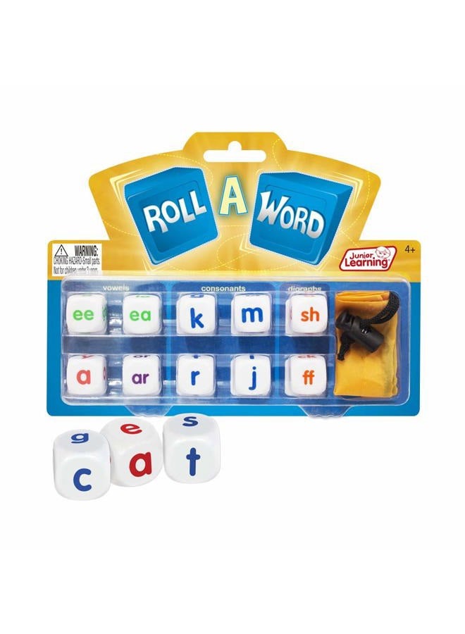 Junior Learning Roll a Word Develop Spelling and Word Formation Dice, Multi - Image 4