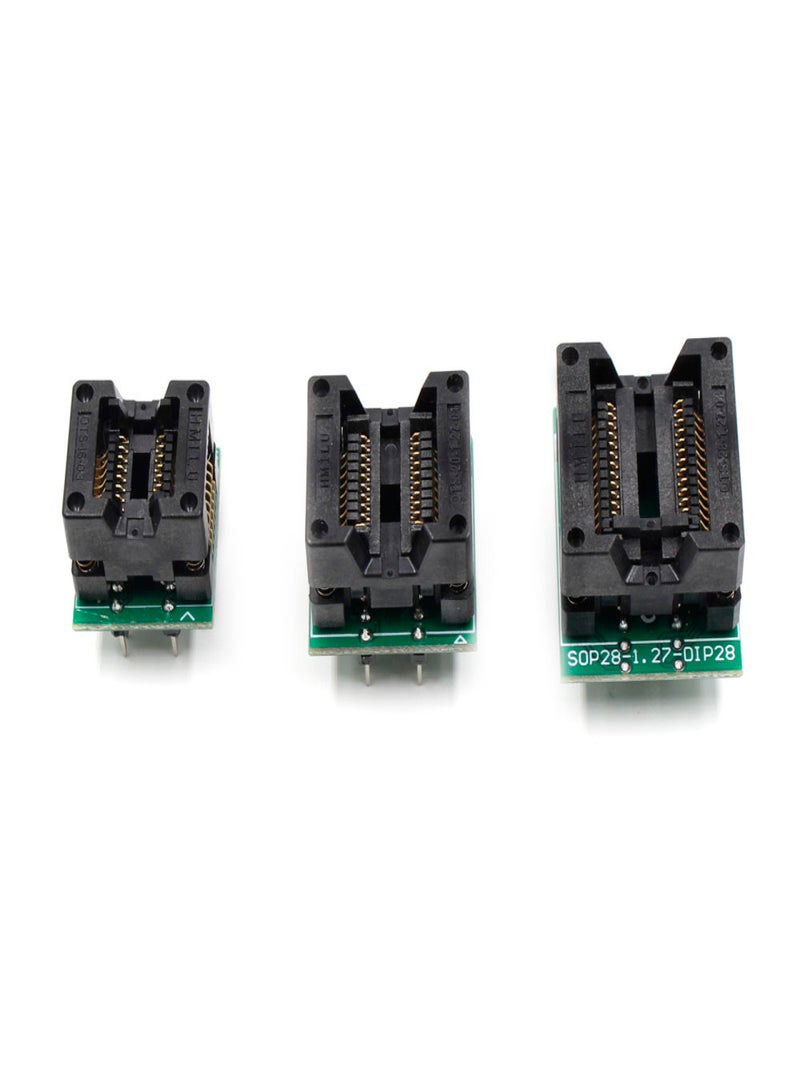 3PCS Multi-function Integrated Circuit Tester Transistor Tester Accessory Only 3 Test Base SOP16+SOP20+SOP24 - Image 4