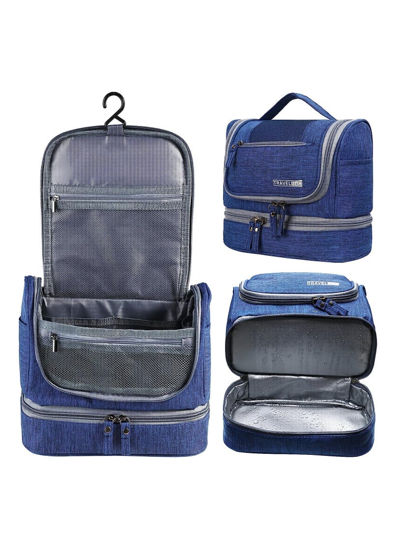 Sharpdo Hanging Toiletry Bag, Wet and Dry Separation Travel Portable Toiletry Bag, Large Capacity Storage Toiletries, Cosmetics Storage, Multi-Scene Use - Image 1