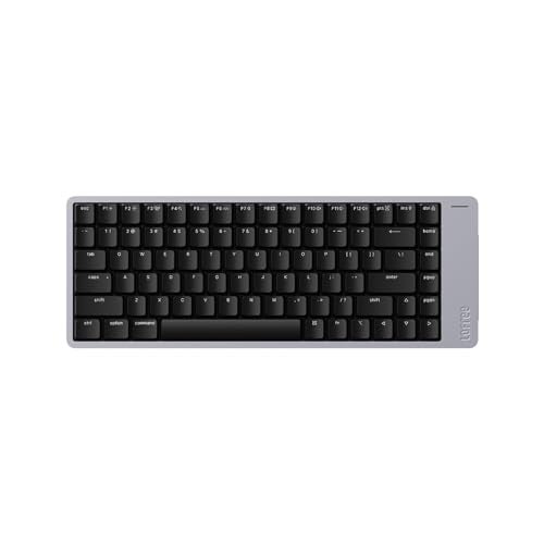 LOFREE Flow2 LowProfile Mechanical Keyboard Aluminum Alloy with Pulse Tactile Switches Rechargeable Wireless Keyboards with 3 Mode Connections for Windows macOS Space Gray 84 Keys - Image 1