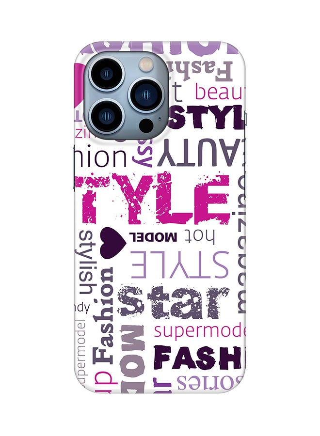 Case for Apple iPhone 14 Pro Slim Snap Classic Series Mobile Cover Hard PC Shield Matte Finish Print - Fashion Statement