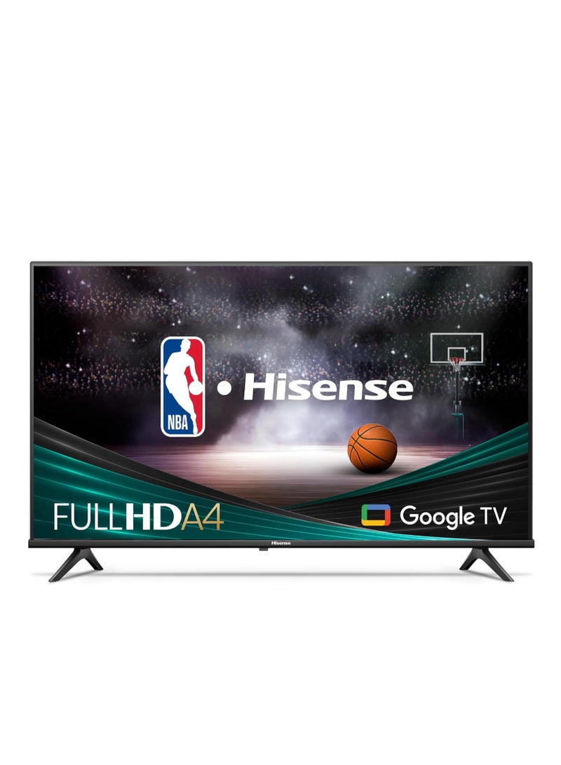 Hisense 40-Inch Class A4 Series FHD 1080p Google Smart TV 40A4K - DTS Virtual: X, Game & Sports Modes 40A4K Black - Image 1