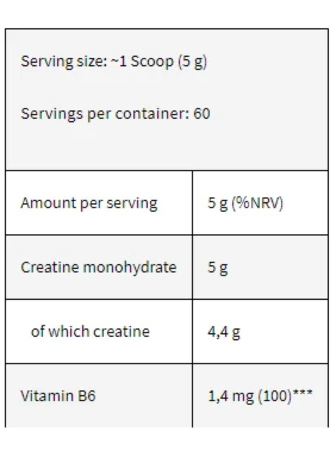 KEVIN LEVRONE Kevin Levrone Gold Creatine 60 Servings 300G  - Image 4