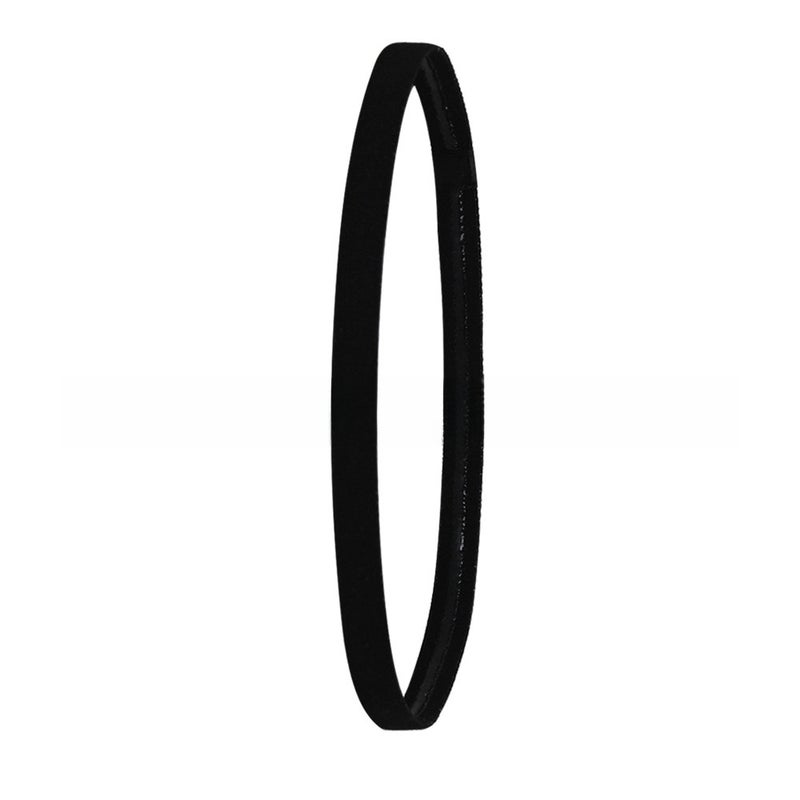 Generic Elastic Sports Yoga Headband Candy Colors Black 