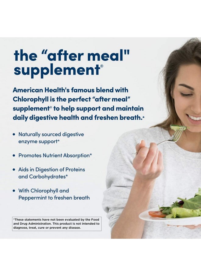 American Health - Papaya Enzyme With Chlorophyll Chewable Tablets 600 Count (200 Total Servings) - Image 1