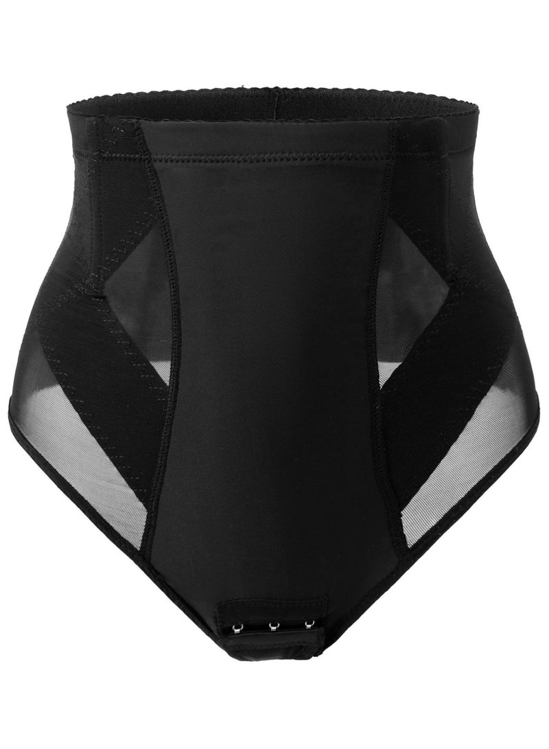 Loquat Womens Body Shaper Tummy Control Underwear T-Word Briefs Solid Color Slim High Waist Shapewear Hip Lift Underpants Black  - Image 1