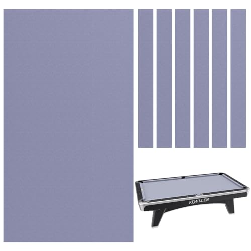 KONLLEN 9ft Pool Table Felt, 80/20 Wool Nylon Blend Billiard Table Cloth with Pre-Cut Strips, Professional Replacement Felt for Home & League Play - Image 1