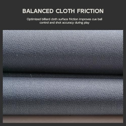 KONLLEN 9ft Pool Table Felt, 80/20 Wool Nylon Blend Billiard Table Cloth with Pre-Cut Strips, Professional Replacement Felt for Home & League Play - Image 4