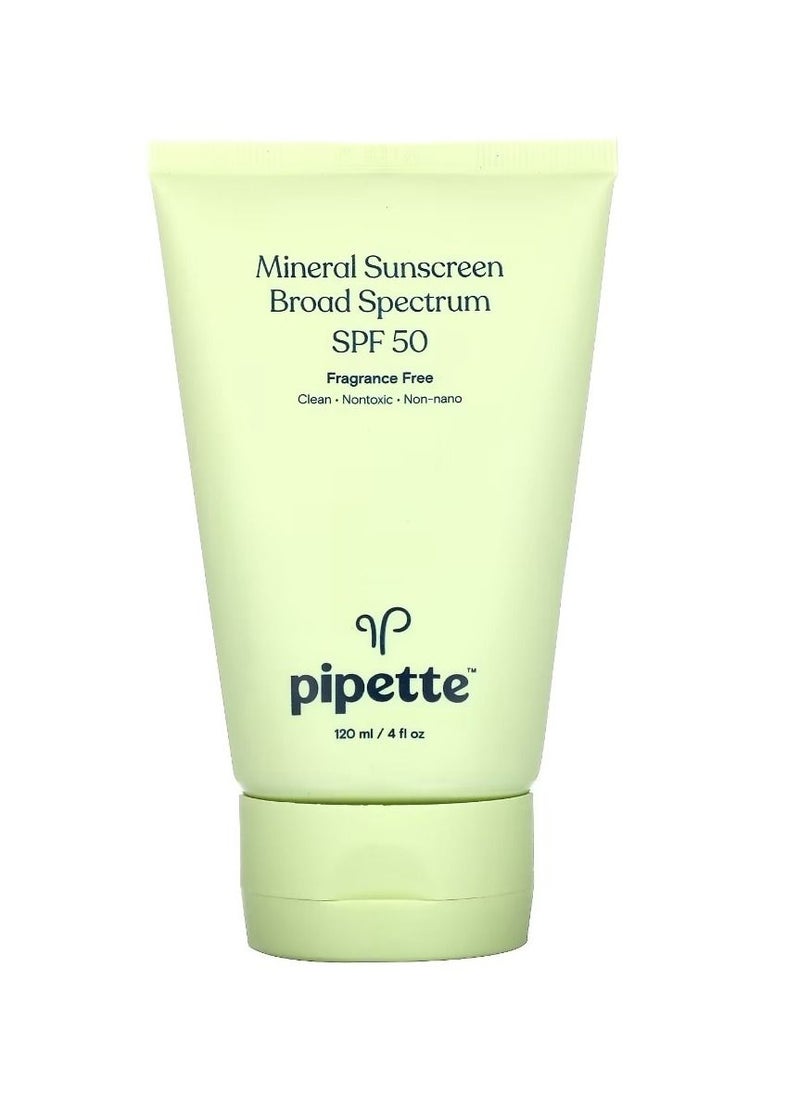 Mineral Sunscreen Broad Spectrum SPF 50
