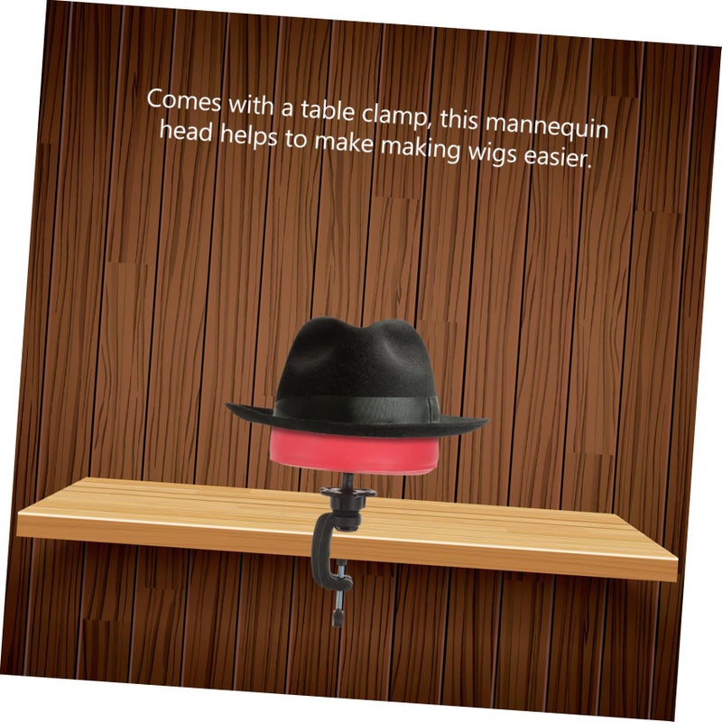 Wig Display Head With Clamp Half Female Mannequin For Hair Styling Salon Home Use - Image 5