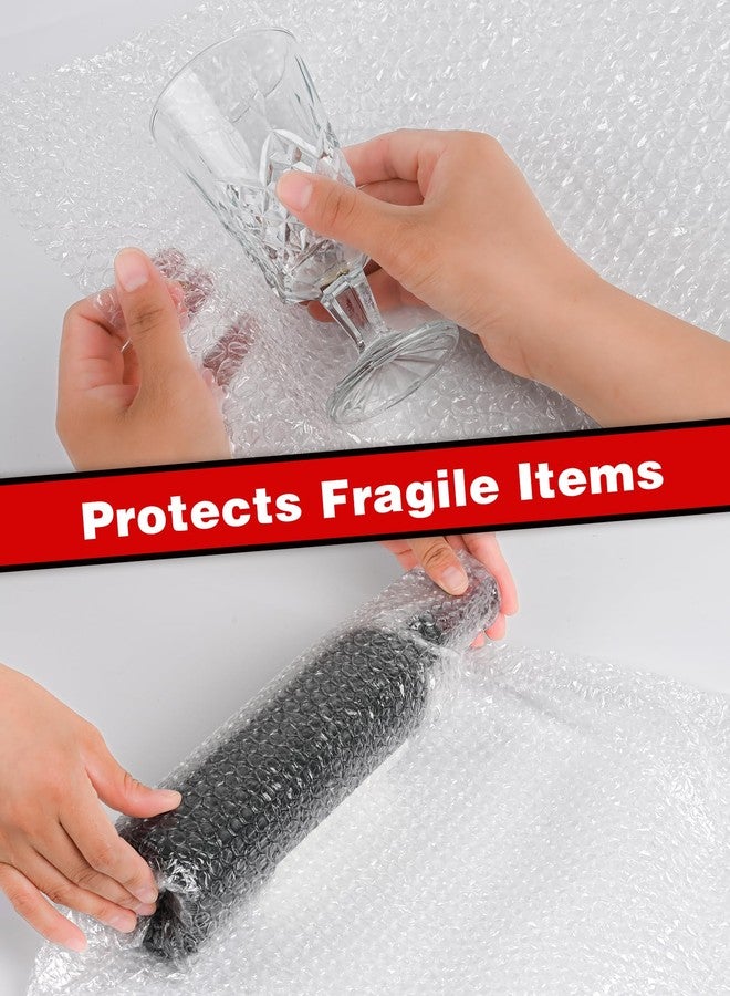 Pacific Mailer 2-Pack Bubble Cushioning Wrap Rolls, 3/16" x 17" x 72' ft Total, Perforated 12" 20 Fragile Stickers for Shipping, Packaging, Mailing - Image 5