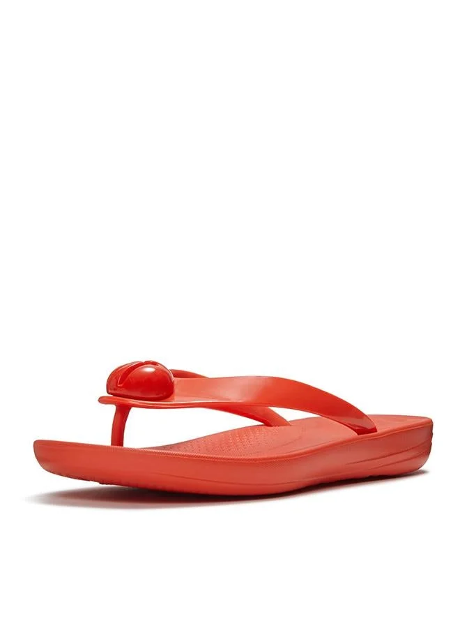 Fitflop iQUSHION GLOSSY-BUTTON FLIP-FLOPS