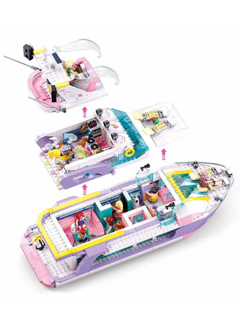 Sluban Building Blocks -Yacht (1108pcs) - Image 4