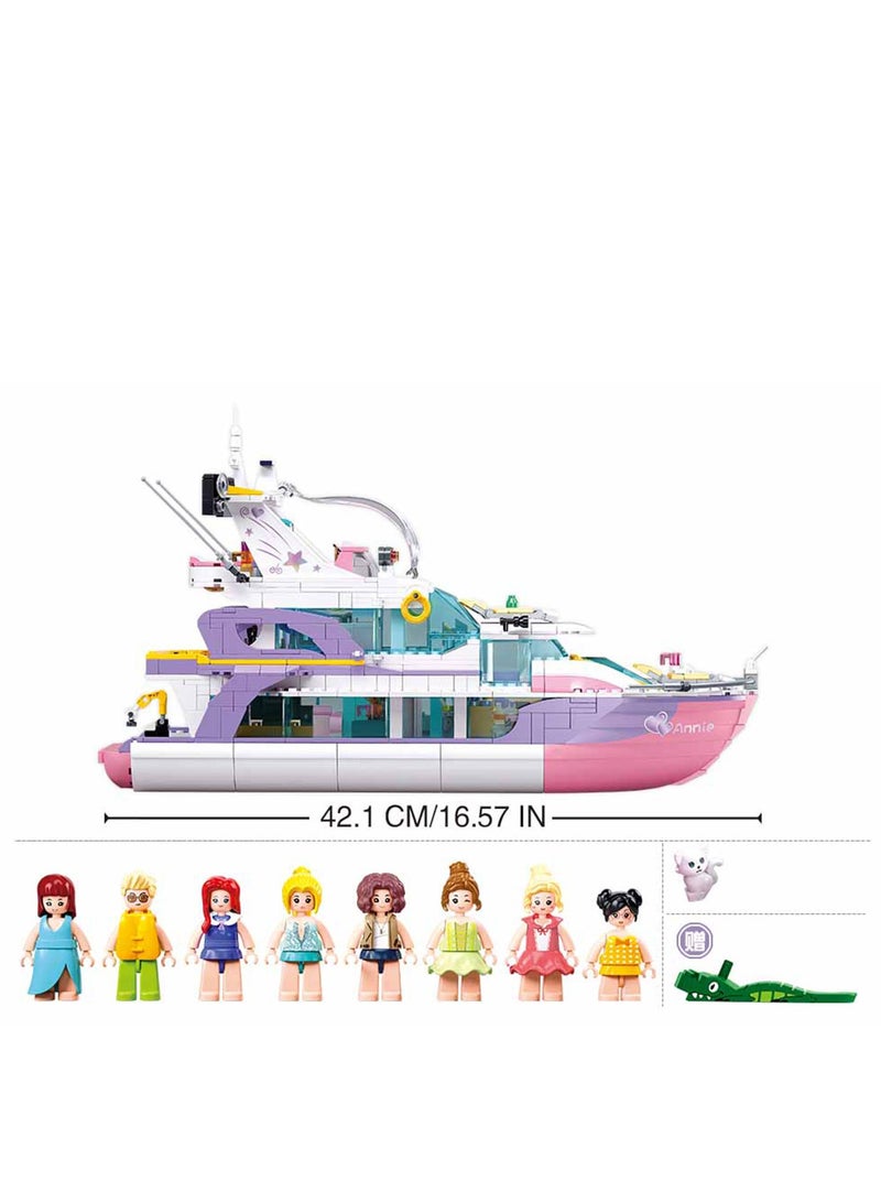 Sluban Building Blocks -Yacht (1108pcs) - Image 3