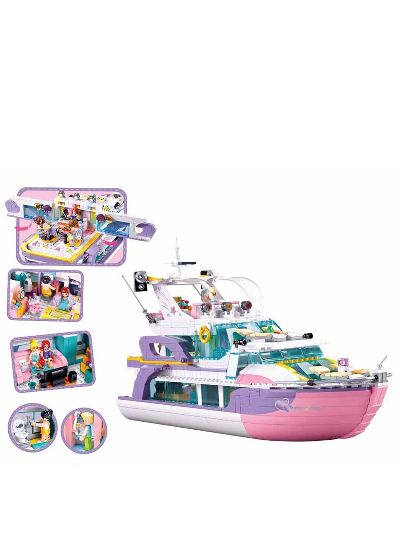 Sluban Building Blocks -Yacht (1108pcs) - Image 5