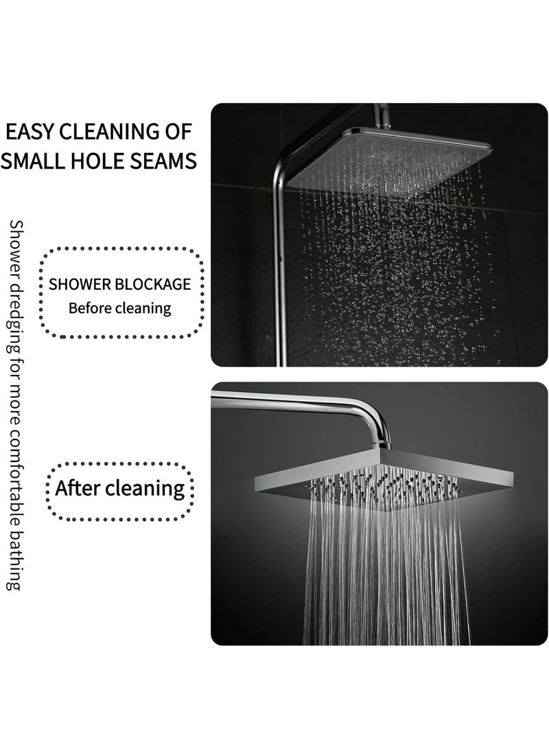 80 Pcs Shower Head Cleaner Tool, Shower Head Cleaning Brush Picks for Unclogging Small Hole, Functional Nozzle Unclogger for Shower Head with Storage Box for Household Bathroom - Image 4