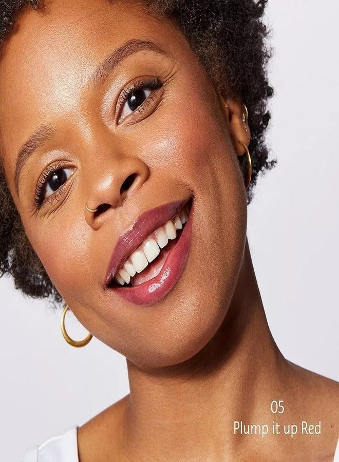 سيفورا مجموعة سيفورا ملمع شفاه أوتريجيس بلامب إفكت 05 بلامب إت أب ريد - أحمر توت خالي من اللمعان 6 جم - Image 2