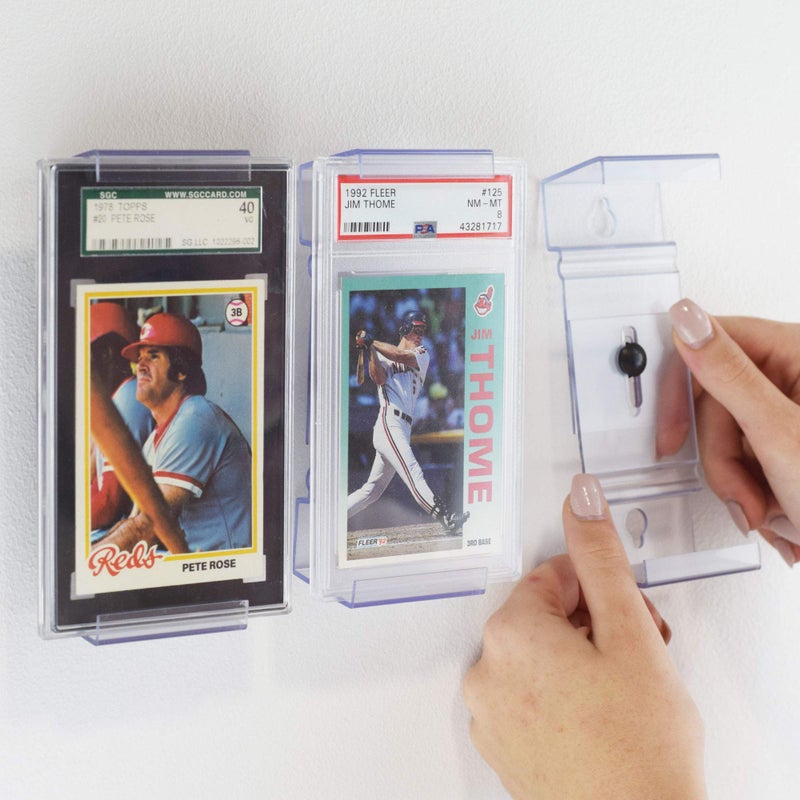 CollectorMount Card Mount 1 Pack for Graded PSA Trading and Sports Cards Shelf Stand or Wall Mount Display - Image 2