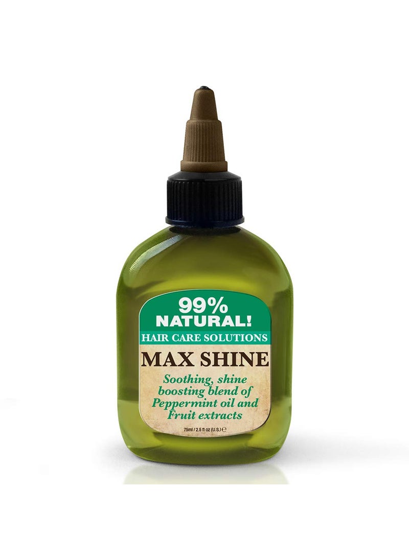 difeel Difeel 99 Natural Therapeutic Hair Care Solutions  Max Shine 25 ounce 