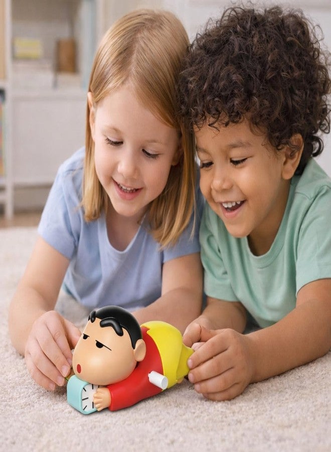HEONAY Cute Shinchan Crawling Toy for Toddlers | Key Operated Wind-Up Moving Action Figure | Fun Baby Crawling Toy | Adorable Shinchan Collectible Gift for Kids - Image 4